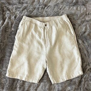 Tommy Bahama Khaki Relaxed fit Linen Shorts. Resort Wear. Men's M